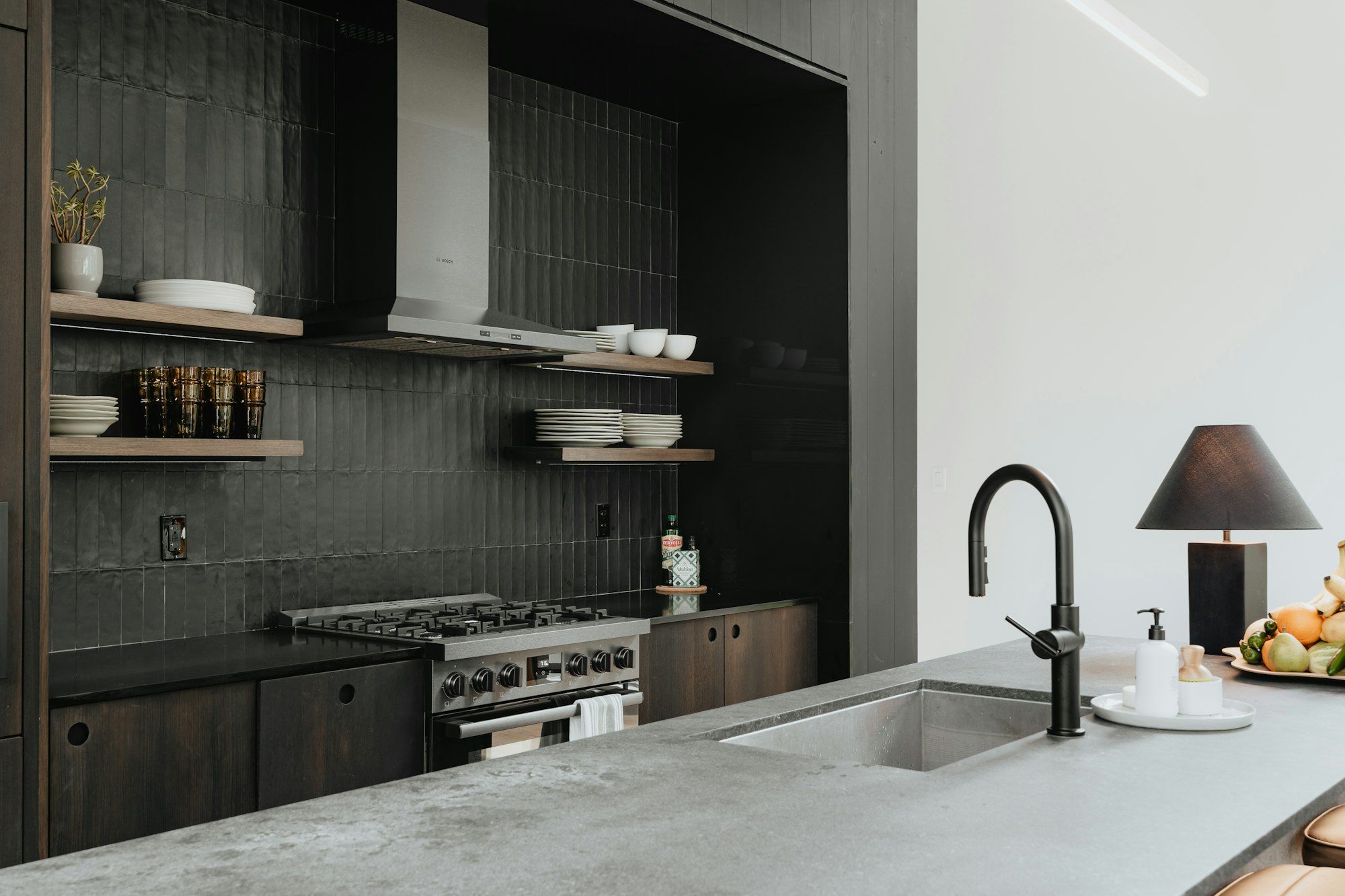 The finished kitchen